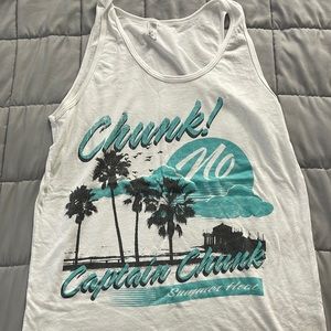 Chunk! No, Captain Chunk! Band tank top